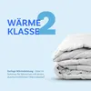 Sommerdecke 135x200 cm Weiß, leichtes Steppbett, Produktbild-Vorschau 14