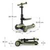 Kinderkraft HALLEY 2 – Monopattino a bilanciamento 2 in 1 Anteprima dell’immagine prodotto 12
