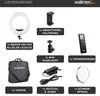 Walimex pro Luce anulare LED Medow 960 Pro Bi Color Anteprima dell’immagine prodotto 24