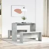 A dining table and bench set in a modern room setting. Náhled obrázku produktu