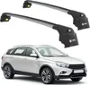 TURTLE STREŠNÝ NOSIČ AIR-2 , Silver LADA VESTA SW ALL 2017 Náhľad obrázku produktu 1