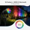 Faretto LED da giardino a 12V, luce RGB, 6W, 16 colori + Anteprima dell’immagine prodotto 6