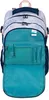 A front view of a backpack. Voir les images du produit