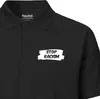 Huuraa Herren Polo Shirt Stop Racism L Black  Baumwolle Produktbild-Vorschau 2