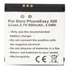 Batterijen voor de Doro PhoneEasy 520, type DBF-800A, Productafbeelding-voorbeeld 1