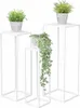 DanDiBo Blumenhocker Metall Weiß Eckig Blumenständer Produktbild-Vorschau 7
