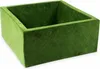 Bällebad 90x90x40 Samtig weich Olive – Ohne Bälle / Ohne Produktbild-Vorschau 1