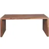 A wooden desk on a white background. Produktbild-Vorschau