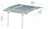 PALRAM-Carport Arizona 5000-anthracite-7313 Voir les images du produit 11