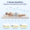 Topper Matratzentopper Gel-Memory-Schaum 7-Zonen-Kaltschaum Produktbild-Vorschau 3