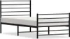 vidaXL Postel s čelem a nohou kovová 80x200 cm Náhled obrázku produktu 1