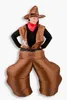 Cowboy-Kostüm Aufblasbares Kostüm Cowboy Hose Karneval Produktbild-Vorschau 3