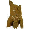 Rostikal Katzen Deko Zaunhocker 23 x 21 cm Gartendeko Rost Produktbild-Vorschau 2