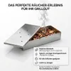 BBQ Grill Räucherbox aus Edelstahl 9x22,5 cm für Produktbild-Vorschau 2