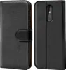 A black flip case for a smartphone, shown from the front and back. Náhled obrázku produktu