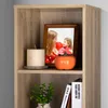 CASARIA® Étagère de rangement 4 niveaux Bibliothèque chêne Voir les images du produit 3