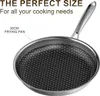 A close-up view of a frying pan with text overlays. Náhľad obrázku produktu