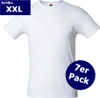 SET 7 confezioni di magliette taglia XXL da uomo Fruit of Anteprima dell’immagine prodotto 2