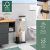eluno set da toilette in piedi 4in1, scopino, portarotolo, Anteprima dell’immagine prodotto 4