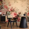 Muralo Vlies Fototapete BLUMEN Blätter Pflanzen Natur Retro Produktbild-Vorschau 6