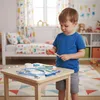 Dřevěná sada malého lékaře lékařská taška pro děti 28 prvků Náhled obrázku produktu 4