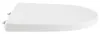 A white toilet seat is shown from a side angle against a white background. Produktbild-Vorschau