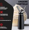 NEMT Sahnespender 0,5 L Sahnesiphon weiß + 20 Sahnekapseln Produktbild-Vorschau 4