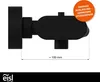 A black matte finish bathroom faucet with a measurement indicator. Náhled obrázku produktu