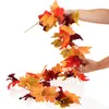 com-four® 2x Herbstgirlande aus künstlichen Ahornblättern - Produktbild-Vorschau 5