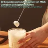 Elektrischer Milchaufschäumer, wiederaufladbar USB-C, Produktbild-Vorschau 6