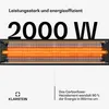 Klarstein Infrarotheizung Standgerät 2000W – 8 Stufen, Produktbild-Vorschau 6
