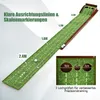 GOPLUS Golf Puttingmatte, Golftrainermatte mit 3 Golfbälle Produktbild-Vorschau 4