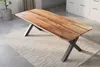 Baumkantentisch Akazie mit schwarzen Resin-Adern Produktbild-Vorschau 2
