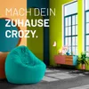 LUMALAND Sitzsack Drops (300 L) - In- & outdoor - Türkis Produktbild-Vorschau 3