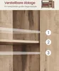 Close-up view of a wooden cabinet interior with adjustable shelf markings. Produktbild-Vorschau