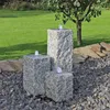 CLGarden Granit Springbrunnen SB2 3 teiliger Säulenbrunnen Produktbild-Vorschau 2