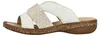 Rieker Ciabatta da donna Bianco/Oro Anteprima dell’immagine prodotto 10