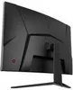 The back view of a black gaming monitor on a stand. Anteprima dell’immagine prodotto