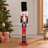 Nussknacker, Holzfigur, Weihnachtsdekoration, Höhe 60,5 cm Produktbild-Vorschau 2