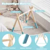 COSTWAY Baby Gym baby play set trapezio gioco arco Anteprima dell’immagine prodotto 8