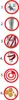 A collage of six images, each numbered and enclosed in a red circle, illustrating different aspects or features related to screws. Anteprima dell’immagine prodotto