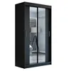 Schwebetürenschrank, 2 -türig Schrank 120 cm mit Spiegel Produktbild-Vorschau 2