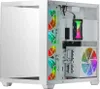 A white computer case with RGB lighting visible through the front and side panels. Náhled obrázku produktu