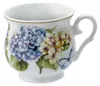 Porcelanowy kubek baryłka 470ml - HYDRANGEA GARDEN, Podgląd zdjęcia produktu 2