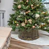 Rattan Weihnachtsbaumrock aus Weide 60 cm - dunkelbraun - Produktbild-Vorschau 5