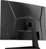 The back of a black computer monitor on a black background. Podgląd zdjęcia produktu