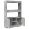 Skříň highboard betonově šedá 92 x 33 x 140 cm kompozitní Náhled obrázku produktu 8