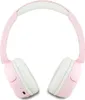 A pair of pink and white on-ear headphones shown from a front-facing, slightly angled view against a white background. Produktbild-Vorschau
