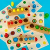 Montessori drevené farebné valcové závažia – vzdelávacie a Náhľad obrázku produktu 16