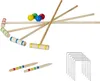 Relaxdays Krocket Spiel, 4 Spieler, Kinder & Erwachsene, Produktbild-Vorschau 1